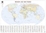 Mapa Mundial de laminado - 111 x 80 cm