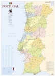 Mapa Portugal Plastificado - 115 x 80 cm