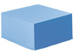 Meio Cubo Azul - 48x48x 24 cm