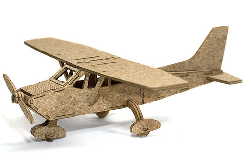 Rompecabezas de corcho 3D - Avión
