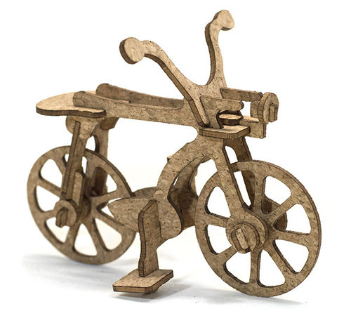 Rompecabezas de corcho 3D - Bicicleta