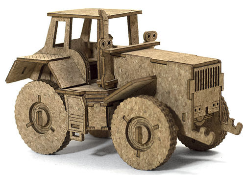 Rompecabezas de corcho 3D - Tractor