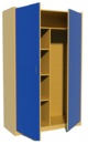 Armário alto fechado - 2 Portas com vestiário - 105x45x165 cm