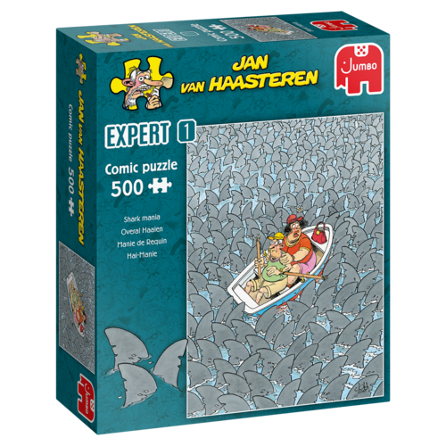 Puzzle Comic - Expert 1 Tubarões - 500 peças