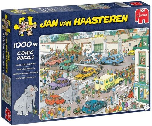 Puzzle Comic - Jumbo vai ao Shopping - 1000 peças