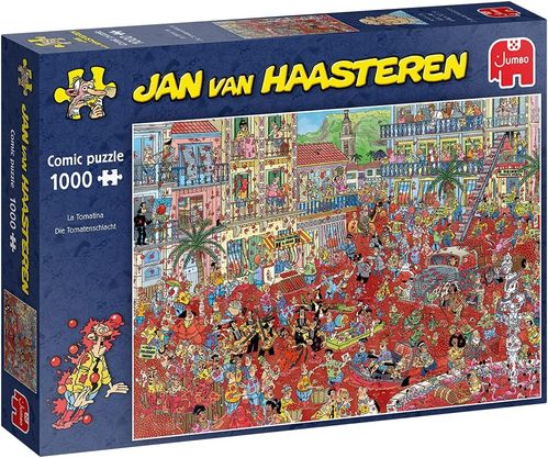Puzzle Comic - Luta dos Tomates  - 1000 peças