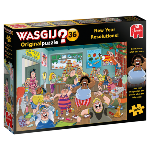 Puzzle - Wasgij Original 36 Resoluções de Ano Novo - 1000 peças