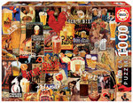 Puzzle - Colagem de Cervejas Antigas - 17970 - 1000 peças