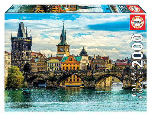 Puzzle - Vistas de Praga - 18504 - 2000 piezas