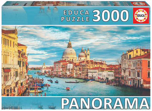 Puzzle - Grande Canal em Veneza - Panorama - 1486 - 3000 peças