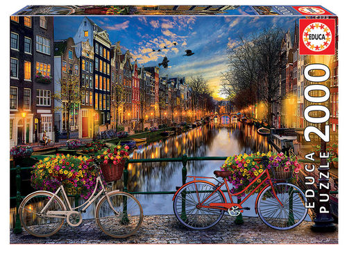 Puzzle - Ámsterdam de noche - 17127 - 2000 piezas