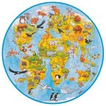 Puzzle XXL redondo com 49 peças - O Mundo