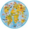Puzzle XXL circular con 49 piezas - El Mundo