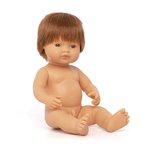 Bebé Europeu Ruivo - Menino 38 cm