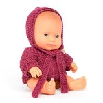 Bebé Europeu com roupa - Menino - 21 cm