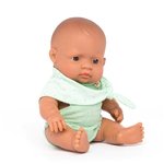 Bebé Latino com roupa - Menino - 21 cm