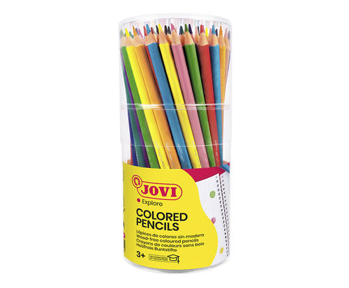 Lápices de colores sin madera