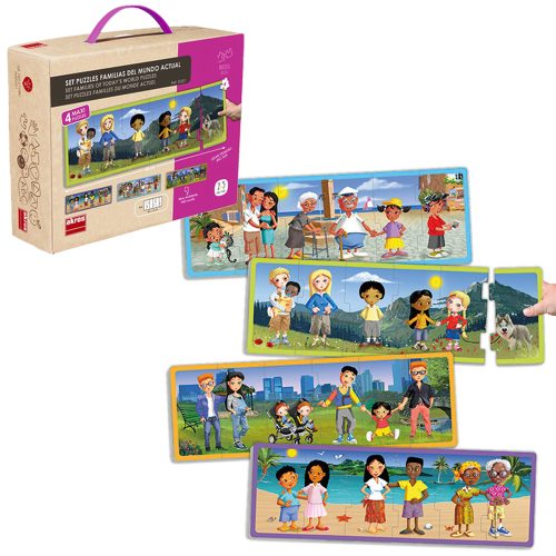 Puzzle - Famílias do Mundo