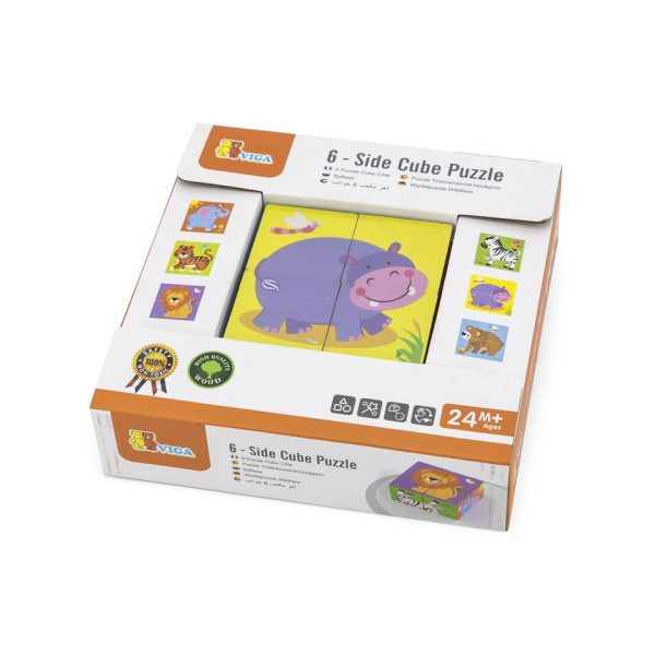 Puzzle Cubos - Animais Selvagens