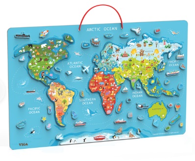 Mapa Mundo Magnético