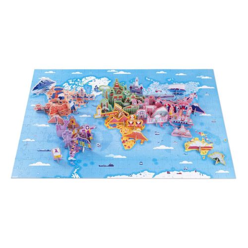 Puzzle Educativo Curiosidades do Mundo - 350 peças