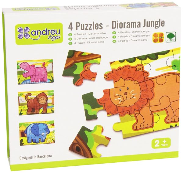 Puzzle Diorama - Transportes - 48 peças