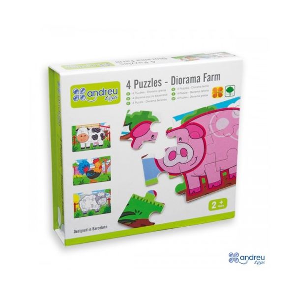 Puzzle Diorama - Quinta - 48 peças