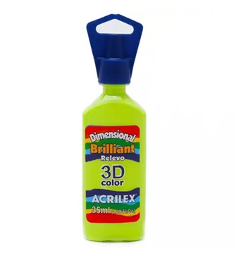 COD-AC-12112.802.jpg Tinta Relevo Acrilex 3D Brilhante - 35 ml