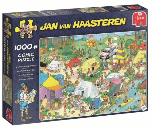 DT-19086.jpg Puzzle Comic - Campismo na Floresta - 1000 peças