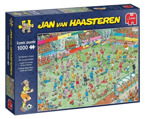 DT-19091.0 Puzzle Comic - Jogo Futebol Feminino - 1000 peças