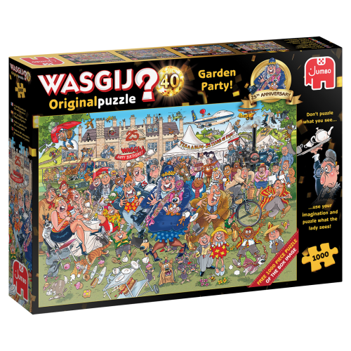 DT-25019.png Puzzle - Wasgij Original 40 Festa no Jardim - 1000 peças