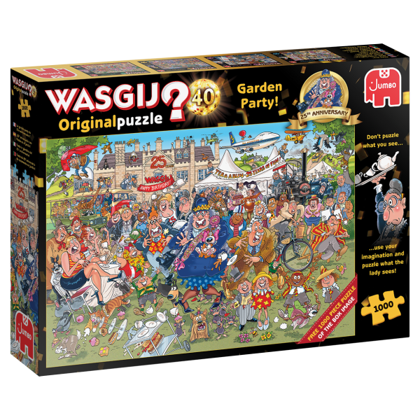 Puzzle - Wasgij Original 40 Festa no Jardim - 1000 peças