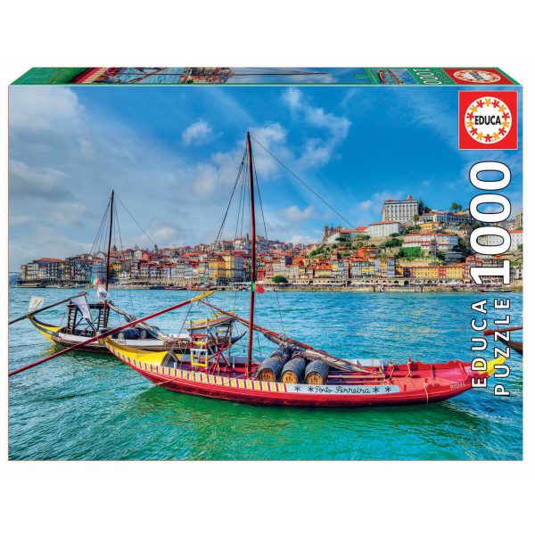 Puzzle - Barcos Rabelos. Porto - 17193 - 1000 peças