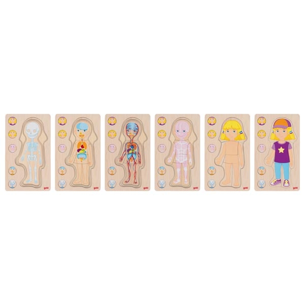 Puzzle Menina - 6 Camadas - 29 peças