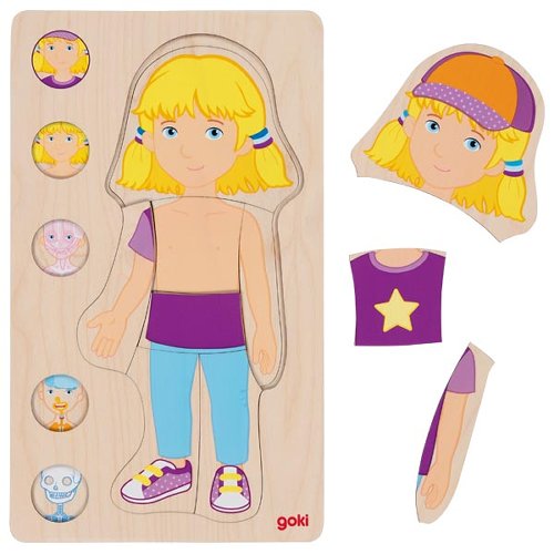 Puzzle Menina - 6 Camadas - 29 peças