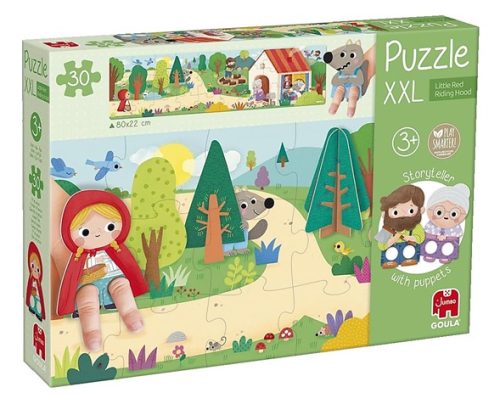 Puzzle XXL 2 em 1 Capuchinho Vermelho - 30 peças