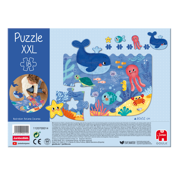 Puzzle XXL Oceano - 18 peças