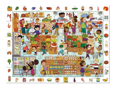Puzzle XXL Supermercado - 30 peças