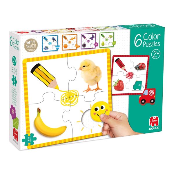 Puzzle Formas e Cores - 6 puzzles