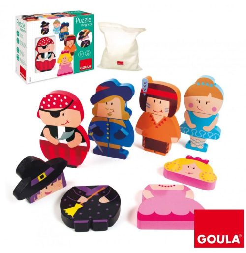 Puzzle Personagens Magnéticas - 12 peças