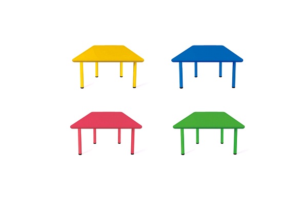 Mesa em Polipropileno - Trapezoidal