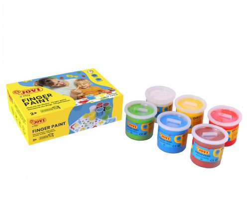 Pintura de Dedos - 6 frascos de 125 ml