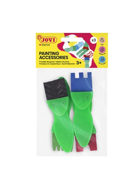 Conjunto 4 Pinceis de Borracha
