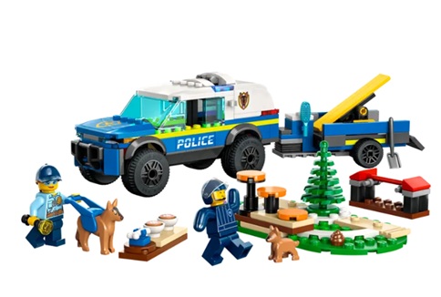 LG-60369.0.jpg Lego City - Treino de Cão Polícia Móvel - 197 peças