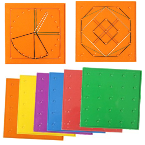 Geoplanos Opacos Pequenos - 5 x 5