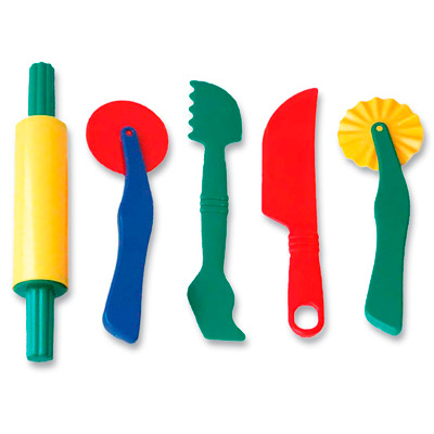 Acessórios de plasticina e massa de moldar