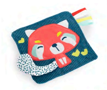 ML-97322.jpg Panda Vermelho c/ Som e Textura - 15 x 15cm