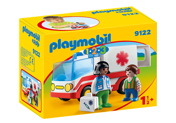 Playmobil - 1.2.3 Ambulância