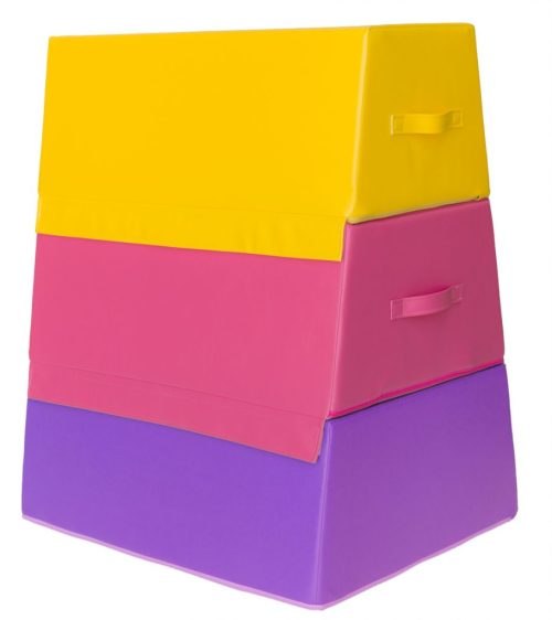 Plinto médio com 3 módulos e com peças - 120x60x90 cm