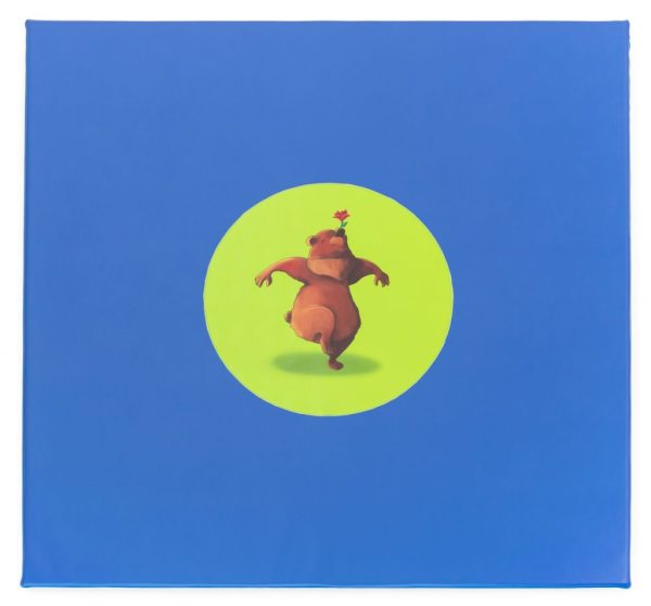 Tapete urso equilibrista - 150x150x3 cm